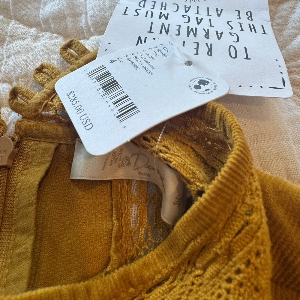 Mes Demoiselles Bella Dress - Ochre (New with tags) - Picture 4 of 8